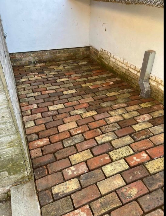 Reclaimed Brick Floor