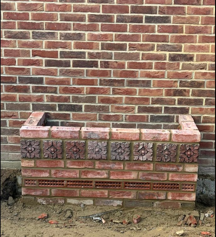 Feature Brick Planter